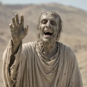 One singer from the zombie choir